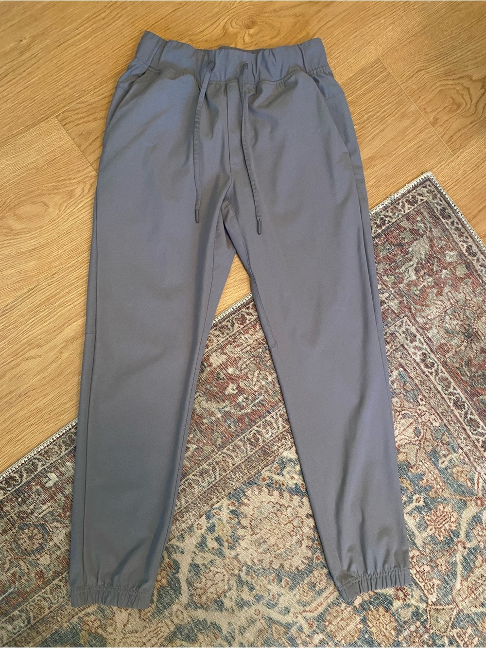 Cory Vines Gray Performance Jogger Pants Drawstring Stretch Athleisure Small